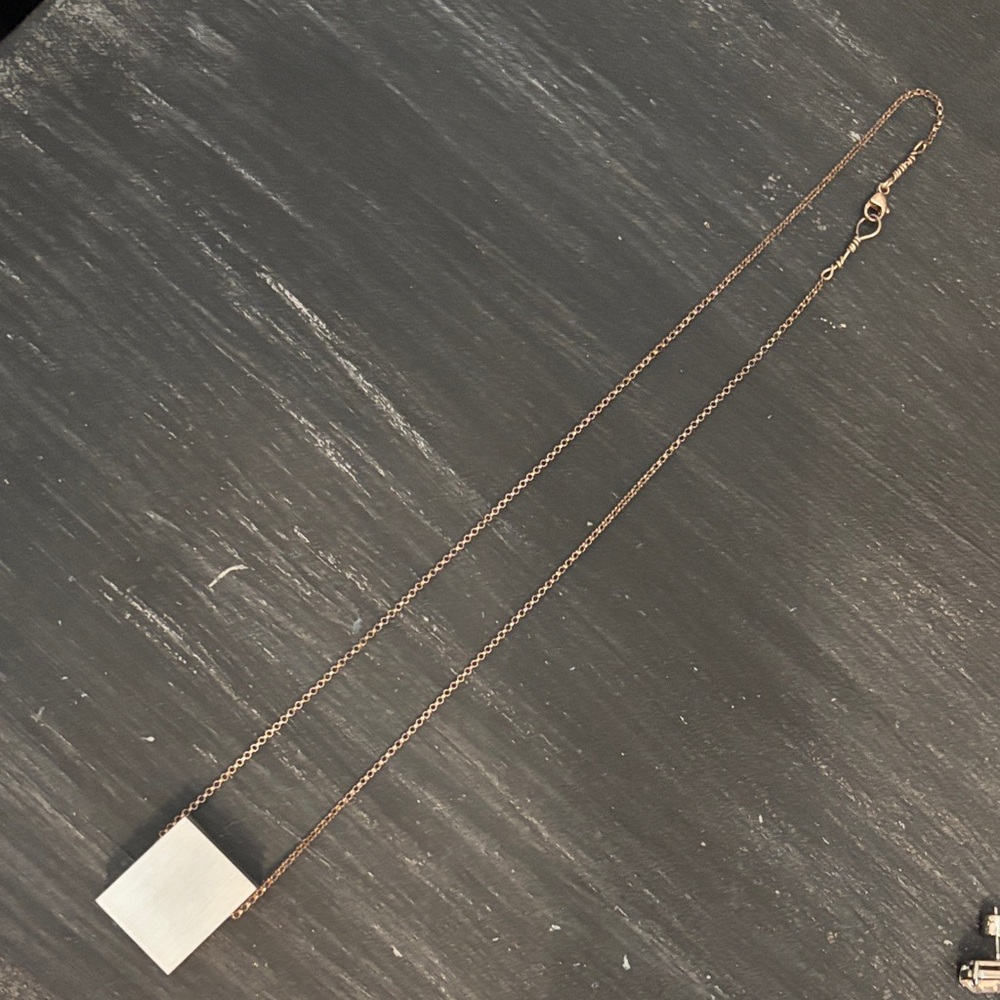 Handmade Silver Pendant Necklace